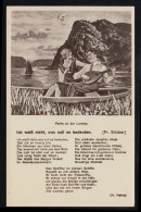 Lyrik-AK Friedrich Silcher/Heinrich Heine: Ich Weiß Nicht, Was Soll Es Bedeuten. - Altri & Non Classificati