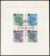 Französische Zone Württemberg, 1949, Bl. 1, Gestempelt - Autres & Non Classés