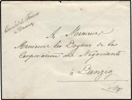 Danzig, 1860, Brief - Cartas & Documentos