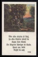 Lyrik-AK Bunte Reihe 20, Broch: Goethe Auf Der Bank - Über Allen Gipfeln Ist Ruh - Andere & Zonder Classificatie