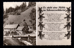 Lyrik-AK Es Steht Eine Mühle Im Schwarzwaldtal, OTTOSCHWANDEN über EMMENDINGEN - Autres & Non Classés