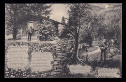 Lyrik-AK M. Böhm: Des Wanderers Heimkehr, ZÜRICH BAHNHOF 1.10.1906 - Other & Unclassified