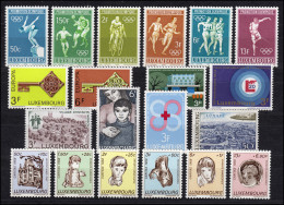 765-784 Luxemburg Jahrgang 1968 Komplett, Postfrisch - Andere & Zonder Classificatie