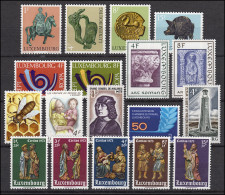 858-875 Luxemburg Jahrgang 1973 Komplett, Postfrisch - Altri & Non Classificati