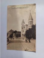 Cpa Besançon Les Bains Avenue Carnot Et Sacré Coeur Voyagée 1910 - Other & Unclassified