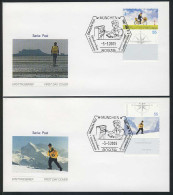 2447-2448 Post Briefzustellung 2005 - Satz Auf 2 FDC ESSt München - Storia Postale