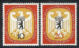129-130 Deutscher Bundestag 1955 - Satz ** - Neufs