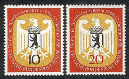 129-130 Deutscher Bundestag 1955 - Satz ** - Nuevos