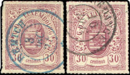 Luxemburg, 1871, 21 (2), Gestempelt - Otros & Sin Clasificación