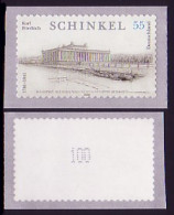 2552 Schinkel Selbstklebend Mit Zählnummer 100, Postfrisch ** - Rollo De Sellos