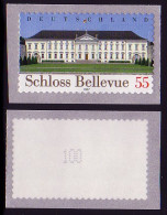 2604 Schloß Bellevue Selbstklebend, Mit Zählnummer 100, Postfrisch - Rollenmarken