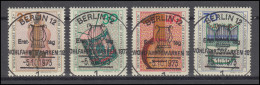 459-462 Wofa Musikinstrumente 1975 - Satz Mit Vollstempel ESSt BERLIN 15.10.75 - Usados