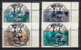 754-757 Jugend Handwerksberufe - ER-Satz Oben Rechts Mit Vollstempel ESSt BERLIN - Used Stamps