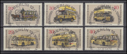 446-451 Omnibusse 1973 - Satz Mit Vollstempel ESSt BERLIN - Used Stamps