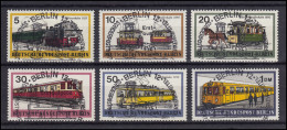 379-384 Berliner Schienenfahrzeuge 1971 - Satz Mit Vollstempel ESSt Berlin - Usati