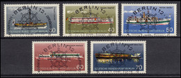 483-487 Personenschifffahrt 1975 - Satz Mit Vollstempel ESSt BERLIN - Used Stamps