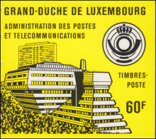 Luxemburg-Markenheftchen 1 Robert Schuman 1986, Gelber Deckel, ** - Postzegelboekjes