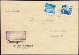 Französische Zone Rheinland Pfalz, 1948, 21, 26, Brief - Autres & Non Classés