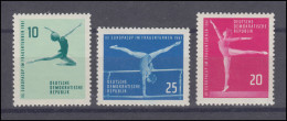 830-832 Kunstturn-Europapokal Der Frauen - Satz **, 831 Geprüft Schönherr BPP - Unused Stamps