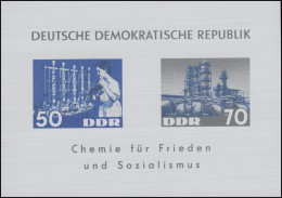 Block 18 Chemische Industrie / Dederonblock 1963 - Geprüft Schönherr BPP - Unused Stamps