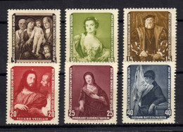 586-591 Gemäldegalerie Dresden - Satz **, Sperrwert 591 Geprüft Schönherr BPP - Unused Stamps