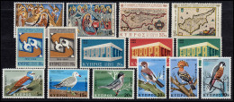 315-329 Zypern (griechisch) Jahrgang 1969 Komplett, Postfrisch - Autres & Non Classés