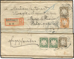 Altdeutschland Bayern, 1894, S 7, 61, 62, Brief - Ganzsachen