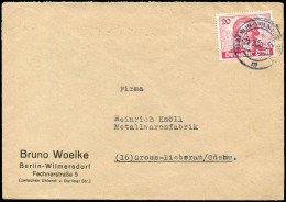 Berlin, 1950, 62, Brief - Other & Unclassified