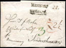 Altdeutschland Hamburg, 1802, Brief - Hambourg