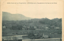  73   LEPIN  VUE GENERALE DE LA GARE ET DES HOTELS  Bords Du Lac D'Aiguebelette - Autres & Non Classés