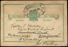 Kap Verde, 1889, Brief - Cape Verde