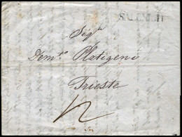 Österreich Post In Der Levante, 1842, Brief - Levant Autrichien