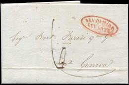 Österreich Post In Der Levante, 1837, Brief - Levant Autrichien