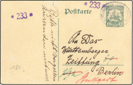 Deutsche Kolonien Ostafrika, 1910, P 23, Brief - Deutsch-Ostafrika
