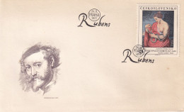 FDC  1977  CHECOSLOVAQUIA - Rubens