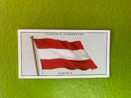 Player's Cigarettes Card Flags Of The League Of Nations -  Austria - Sonstige & Ohne Zuordnung