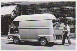 RENAULT ESTAFETTE FOURGON SURELEVE 1961 - CARTE POSTALE 10X15 CM NEUF - Voitures De Tourisme