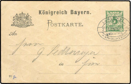 Altdeutschland Bayern, 1917, Brief - Ganzsachen