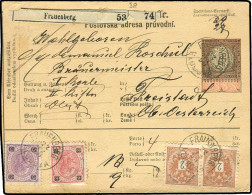 Österreich, 1890, 44,55,60, Brief - Autres & Non Classés