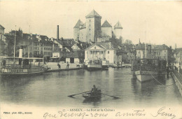   74  ANNECY  Le Port Et Le Château - Annecy