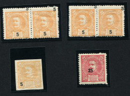Portugal, 1895, 125 Probe,147 Probe, Postfrisch, Ungebraucht - Other & Unclassified
