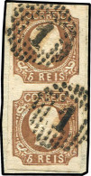 Portugal, 1856, 9 A (2), Briefstück - Andere & Zonder Classificatie