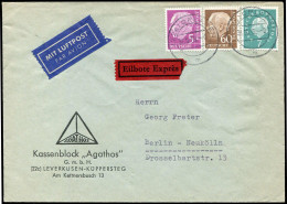 Bundesrepublik Deutschland, 1959, 179, 262, 302, Brief - Sonstige & Ohne Zuordnung