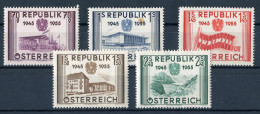 Österreich, 1955, 1012/16, Postfrisch - Autres & Non Classés