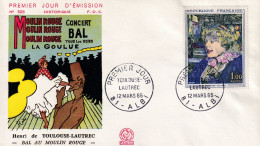 FDC  1965 TOULOUSE LAUTREC - Impressionismus