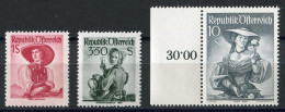 Österreich, 1948, 911, 923, 926, Postfrisch - Autres & Non Classés