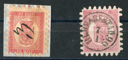 Finnland, 1865, 3 B, Gestempelt, Briefstück - Altri & Non Classificati