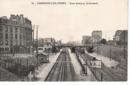 92  GARENNE  COLOMBES  Gare Direction St Germain - La Garenne Colombes