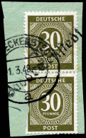 Gemeinschaftsausgaben, 1948, 928 (2), Briefstück - Sonstige & Ohne Zuordnung