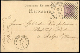 Berliner Postgeschichte, 1885, Brief - Other & Unclassified